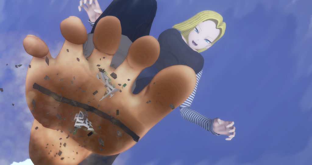No.115 giantess android 18 by 5nbe on DeviantArt