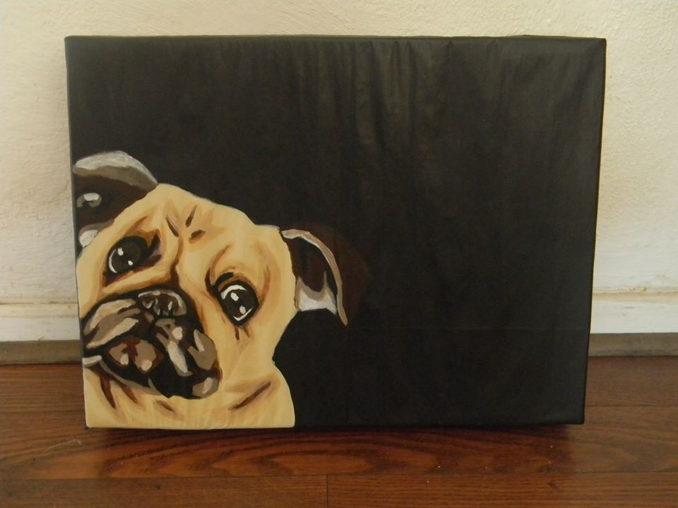 Pug Canvas