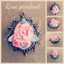 Rose pendant