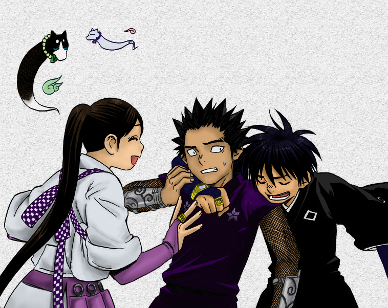 Kekkaishi Manga Colored Panel By Prplpen On Deviantart Kekkaishi Manga Colored Panel By Prplpen On Deviantart