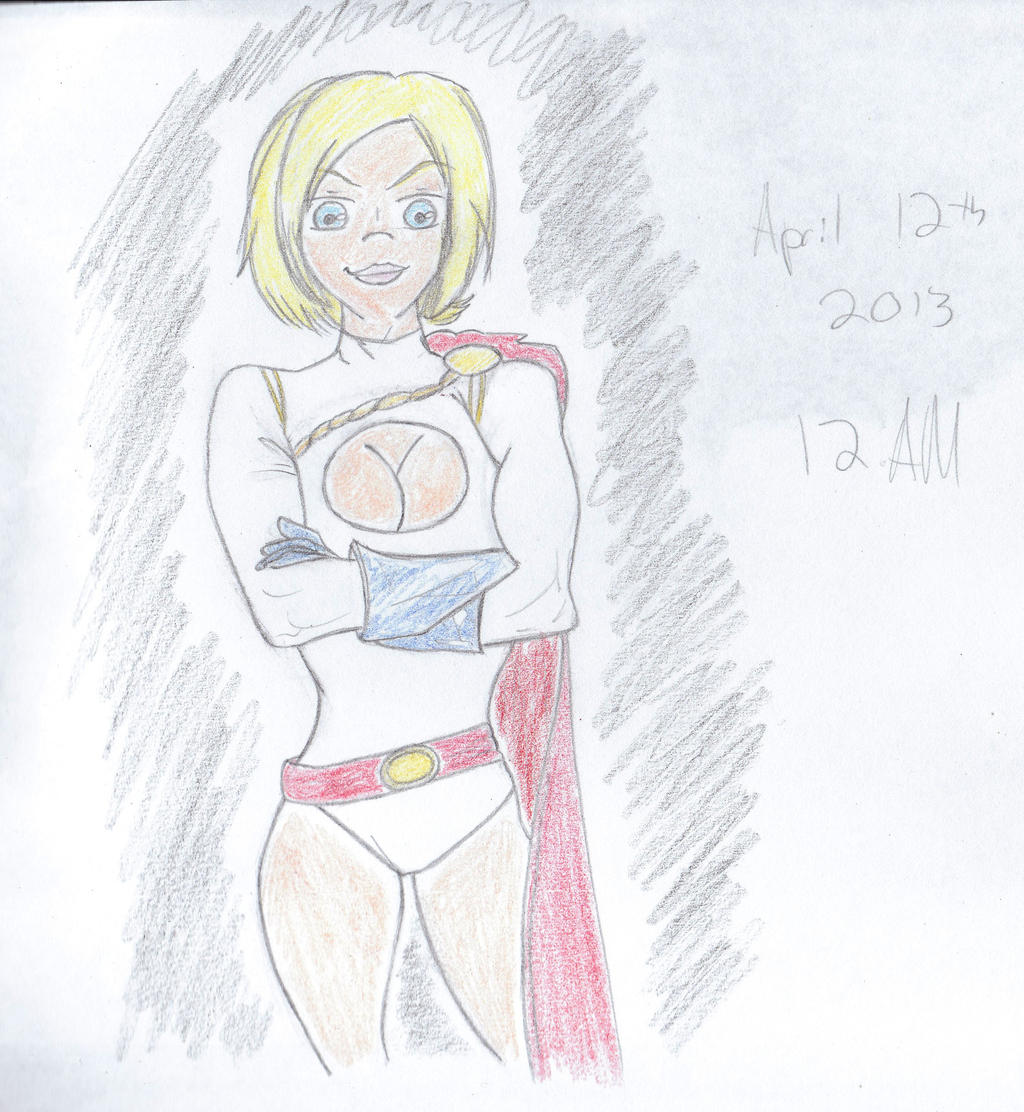 Power Girl - Colored