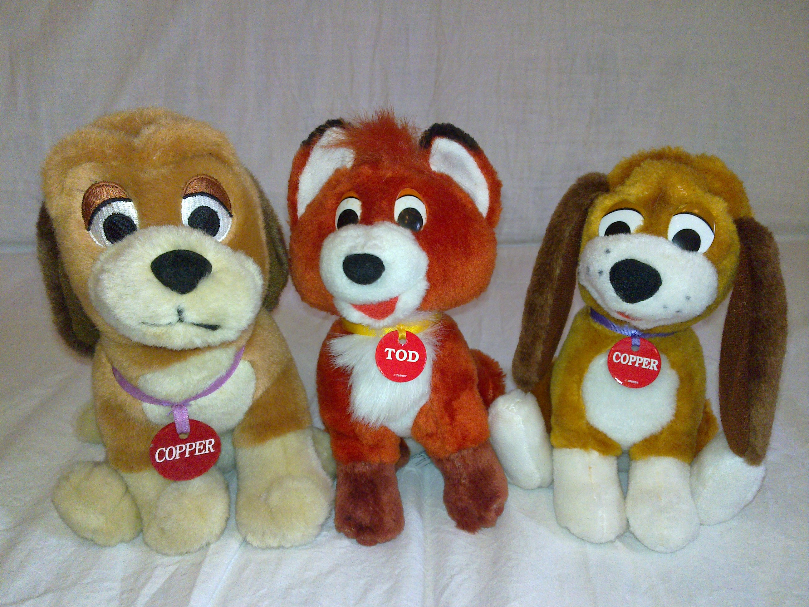 Fox and Hound plush