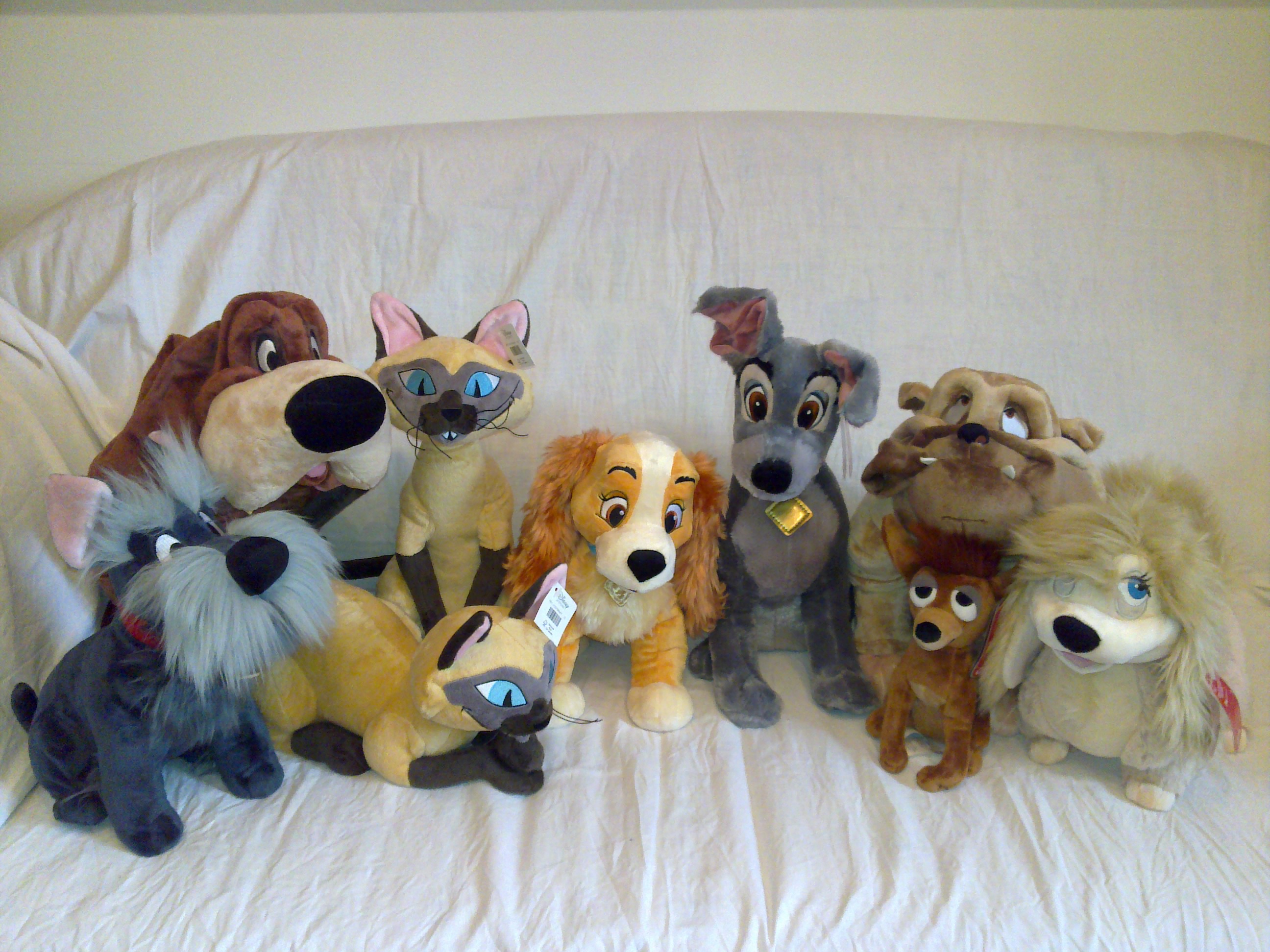 The Lady and the Tramp plush