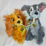 The Lady and the Tramp plush