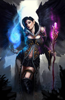 Aasimir Sorceress Kirrilidian  (Commission)