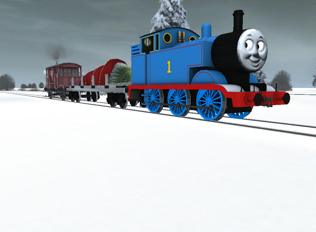 Thomas and the Christmas tree by thesodorengines on DeviantArt