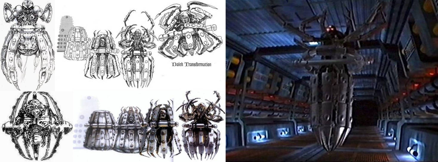 Doctor Who spider Dalek concept art