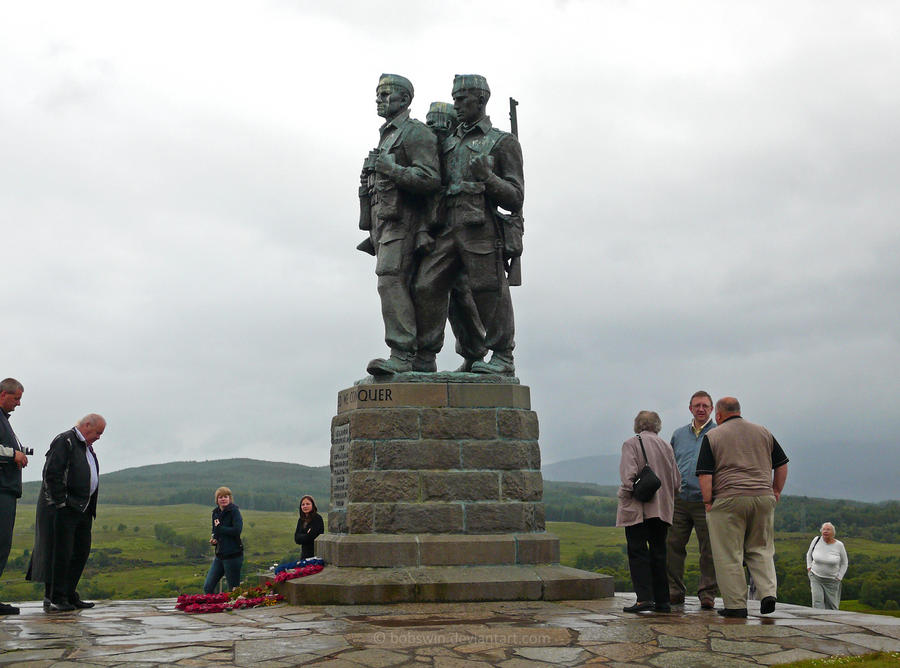 Commando Monument, Spean Bridge, Scotland by bobswin on DeviantArt