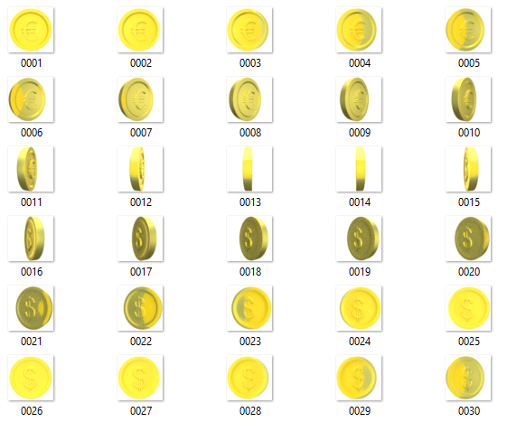 Coin Rotation Chart Rotating Coin Game Asset by NAkos on DeviantArt