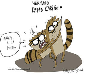 RIGBY Y DON REGULAR SHOW