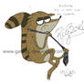 Rigby es un chico malo...con corbata-RS