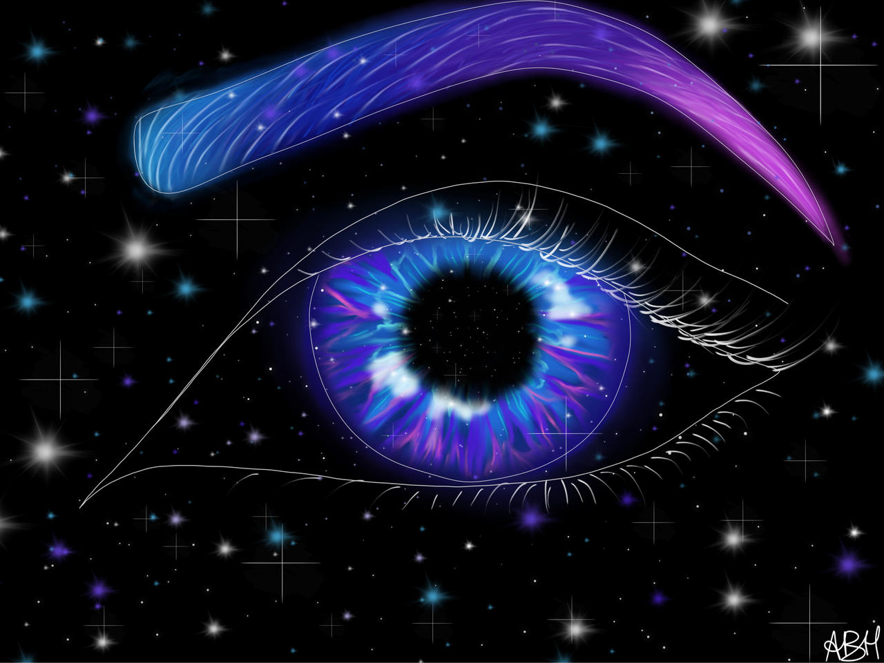 Vibrant Spectra Eye Scene in HD Vibrant Spectra Eye Scene in HD