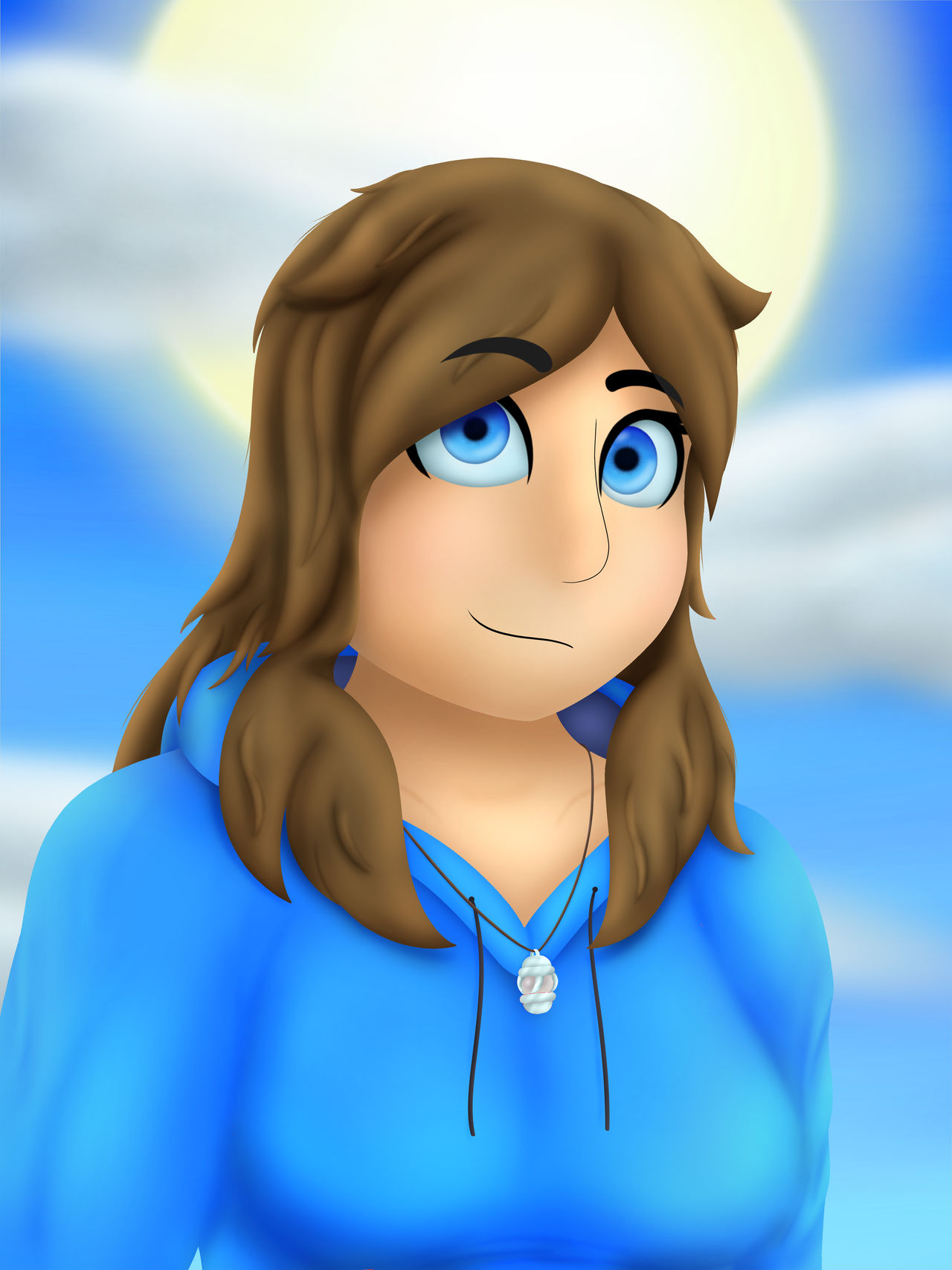 Sunlit Portrait (Lineless) by CMGee on DeviantArt