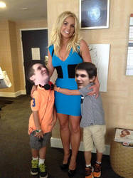 Wills and Henry meet Britney Spears by Brickinator