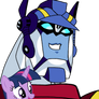 TFAXMLP Twilight Sparkle and Optimus Prime