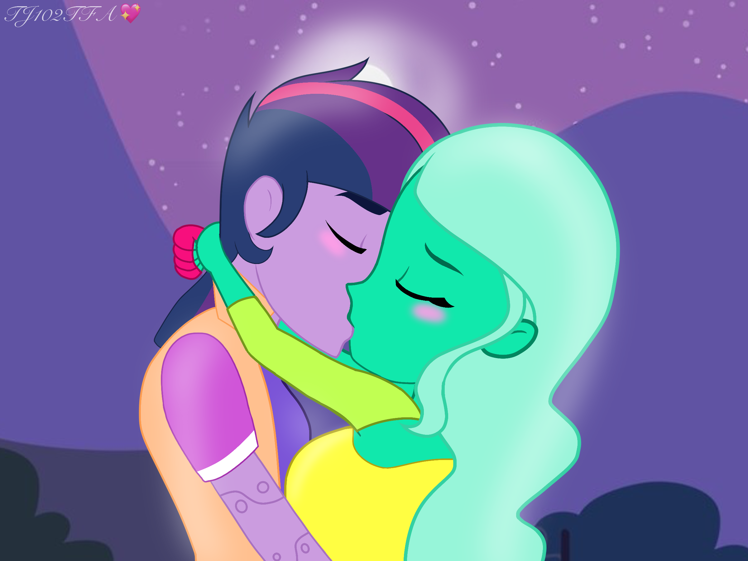 MLPEGAB: Cosmic star X Coco kiss by TJ102TFA on DeviantArt