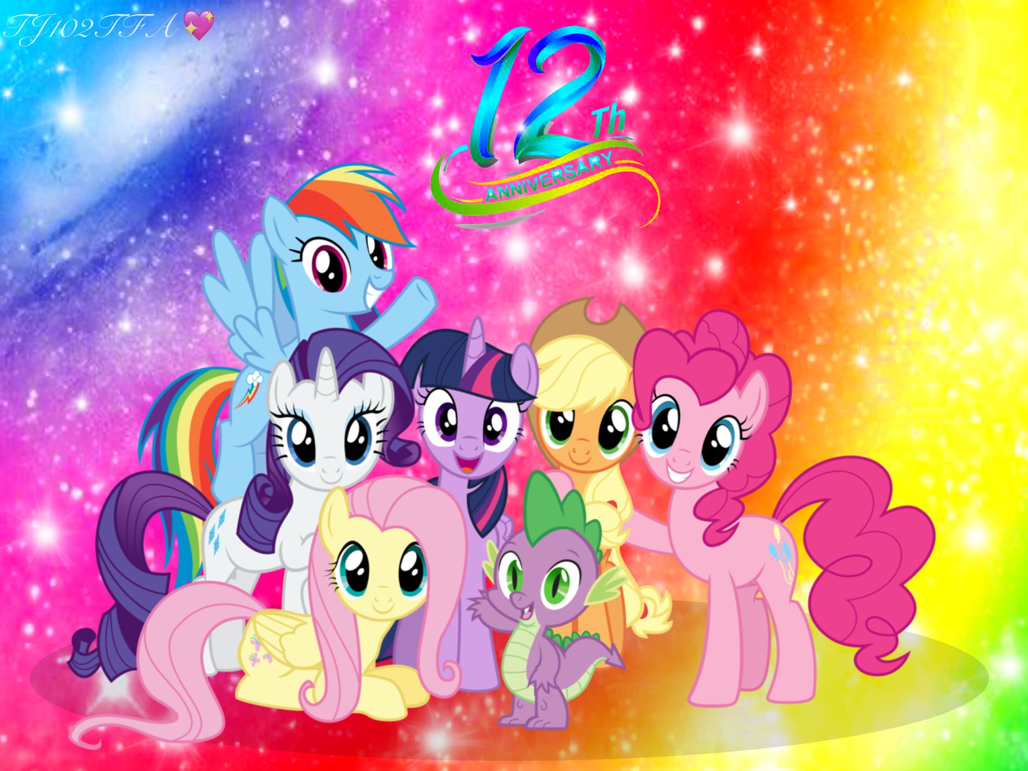 MLP FIM 12th Anniversary!!! by TJ102TFA on DeviantArt