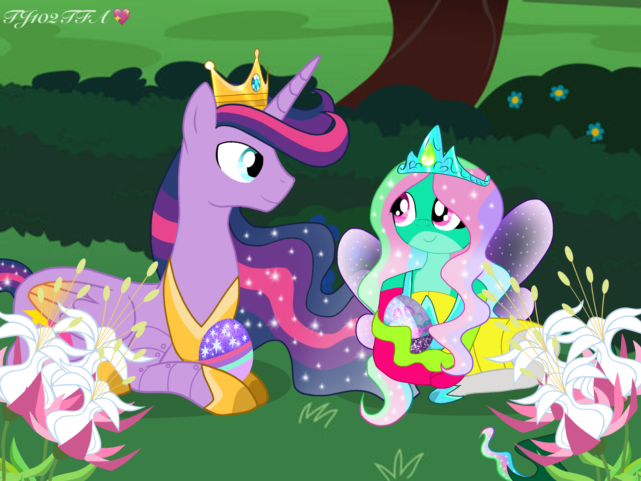 Spring Rain Mlp MLP:NG Spring in the garden by TJ102TFA on DeviantArt