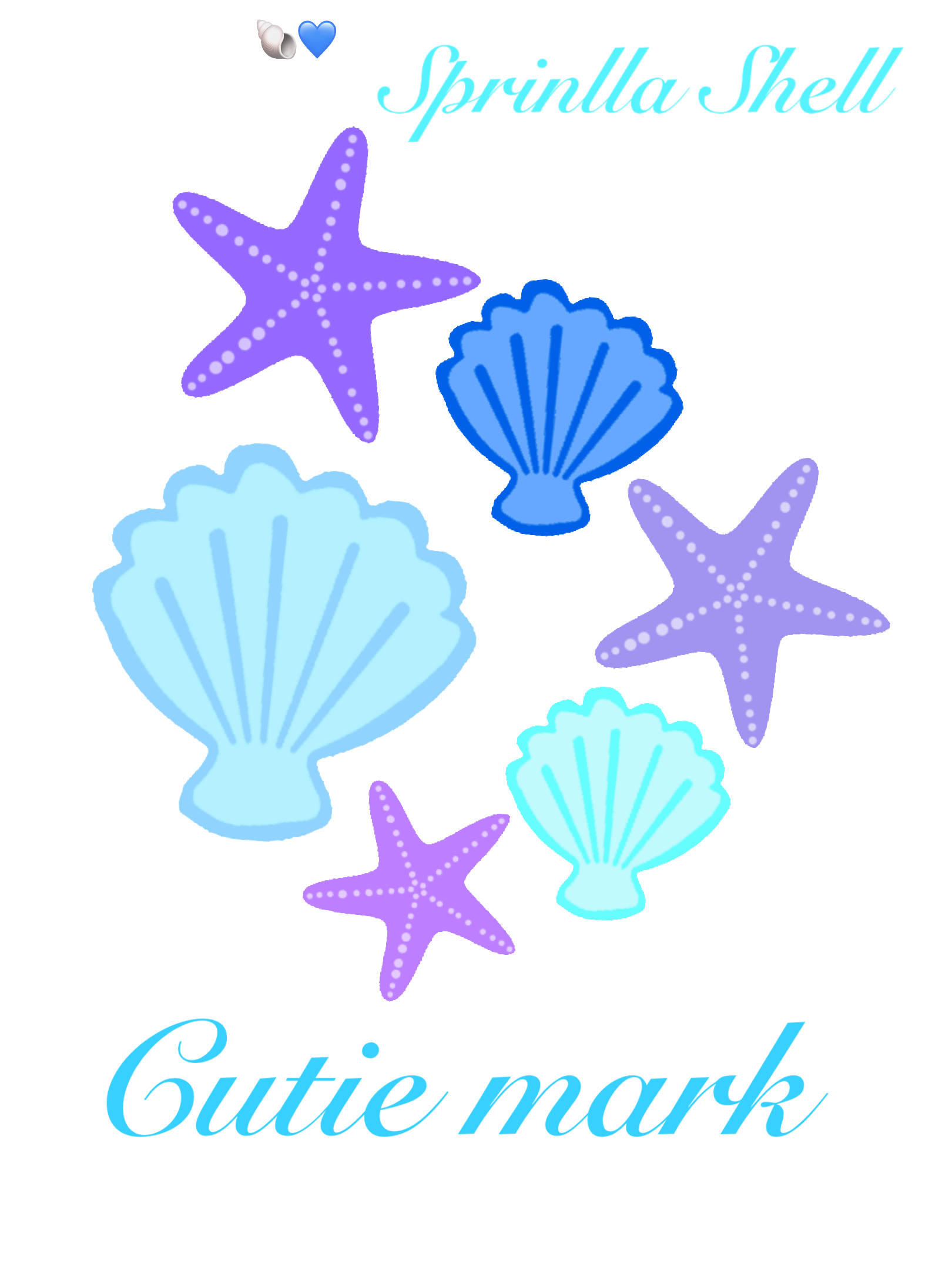 Shell Cutie Mark MLP:OC Sprinlla Shell Cutie mark by TJ102TFA on DeviantArt