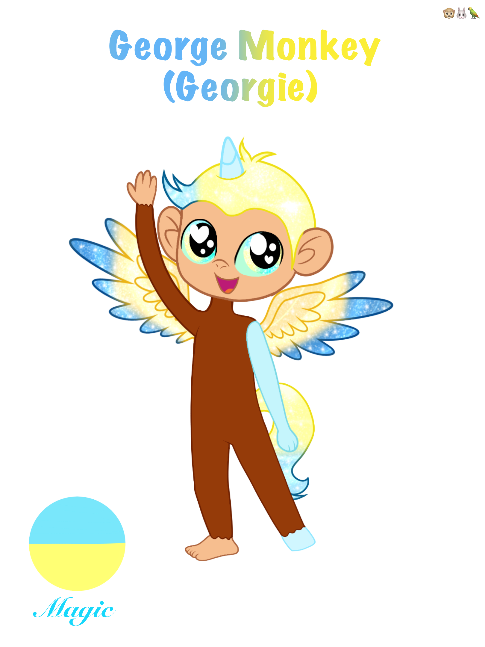 George Monkey Patch MLP:NGOC George Monkey (Georgie) by TJ102TFA on DeviantArt