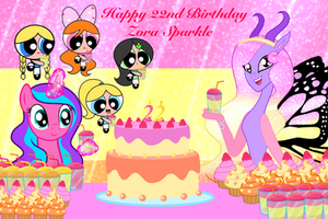 MLP:OC Happy 22nd Birthday Zora Sparkle