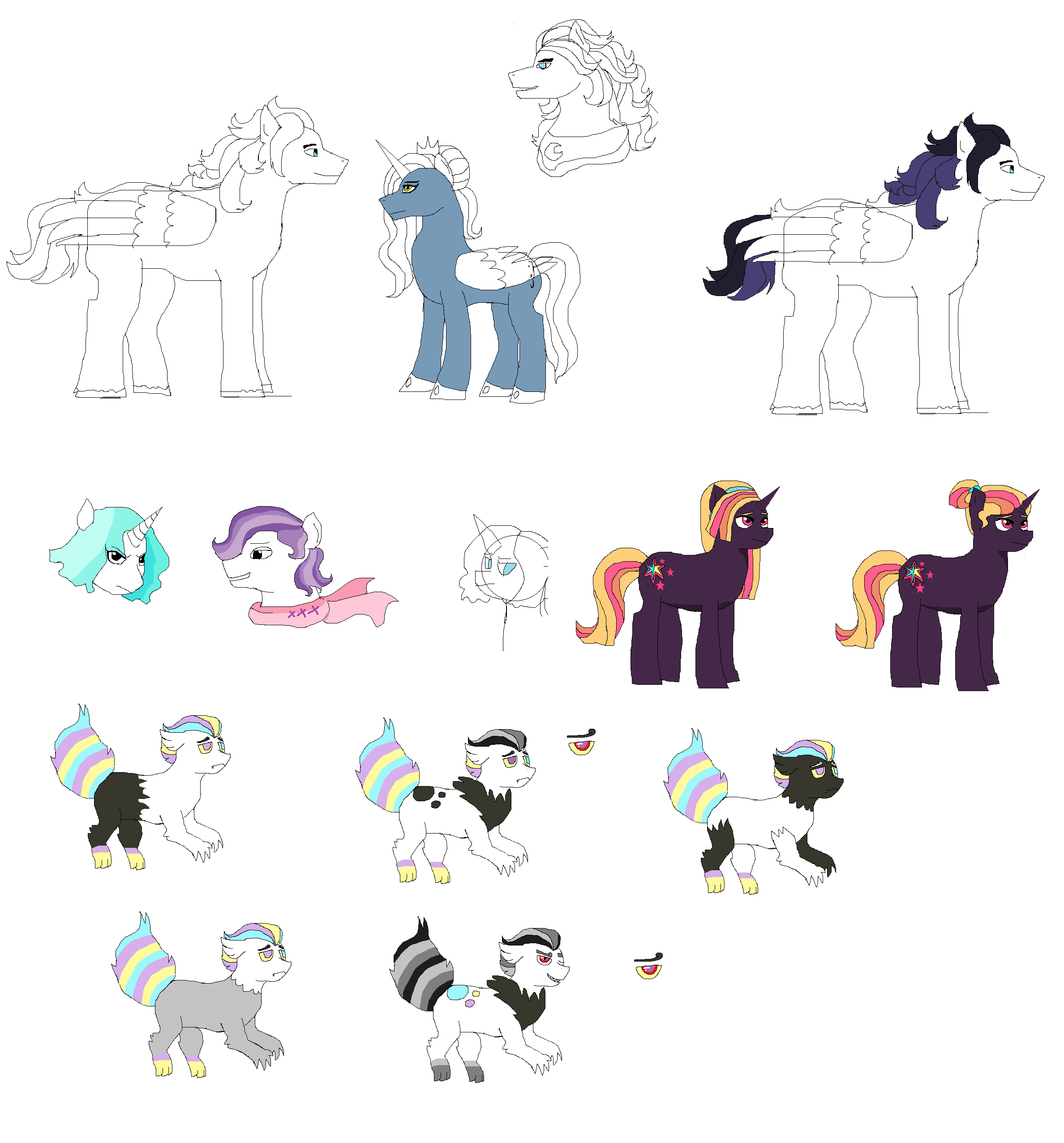 Mlp Next Gen Color Guide Mlp next gen: character designs by JusteGreyCat on DeviantArt