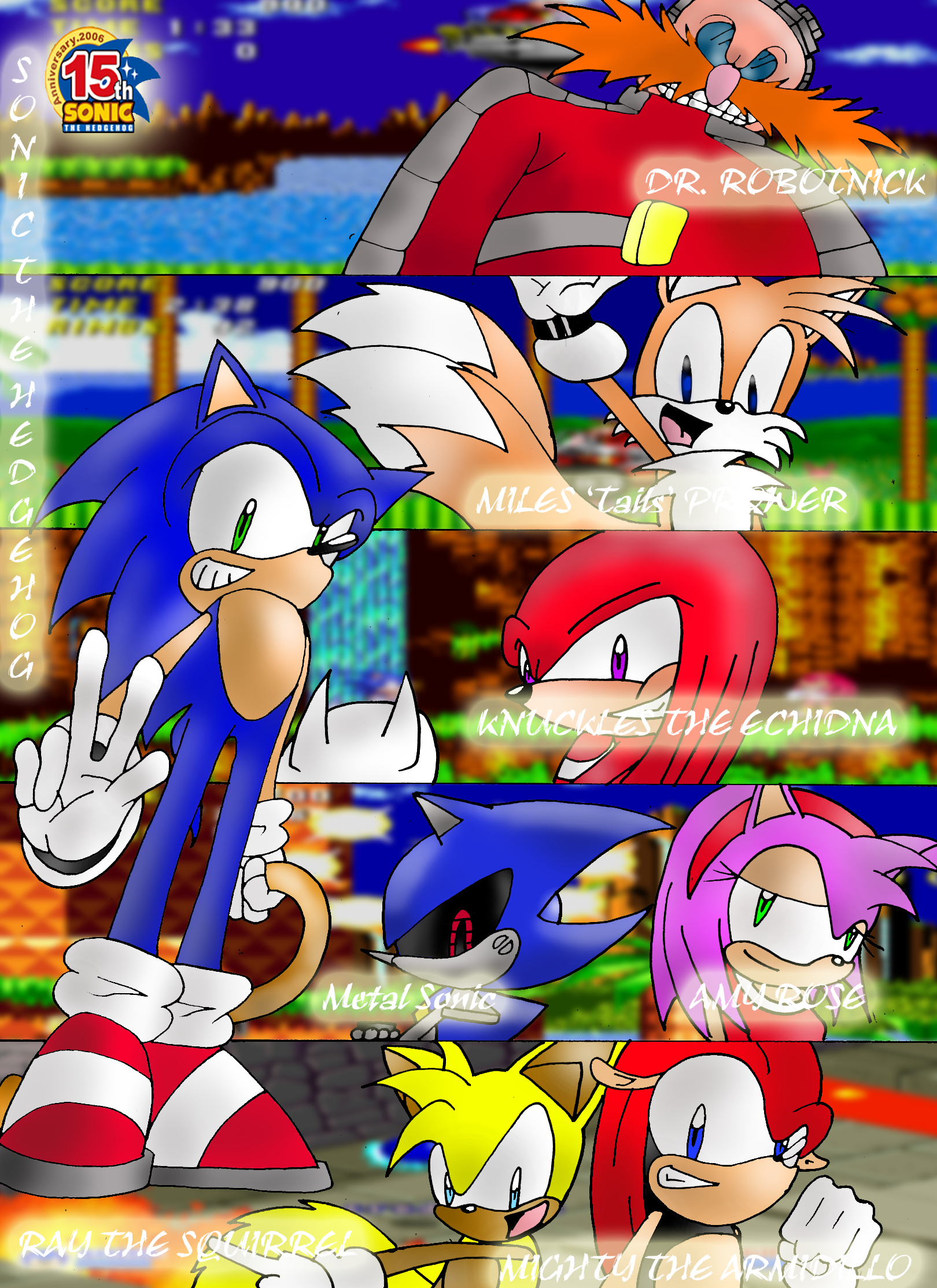 Sonic and friends (Sonic 1 style) : r/SonicTheHedgehog