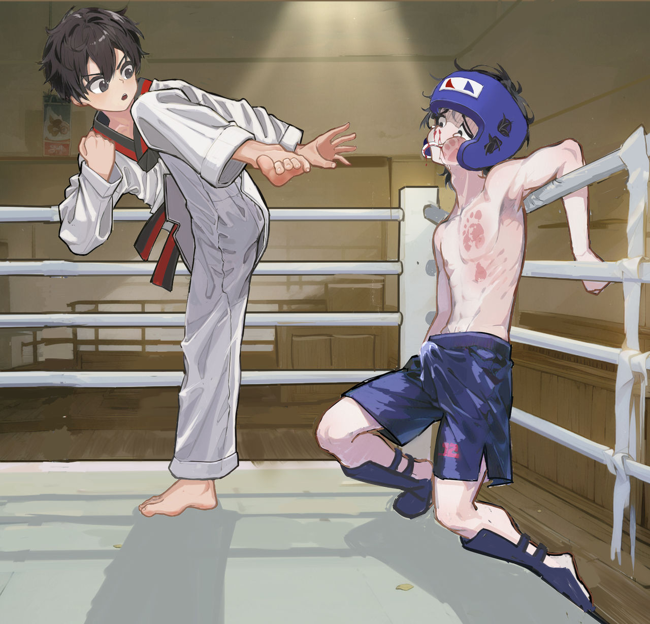 'Keep fighting?' by QianQiu0 on DeviantArt