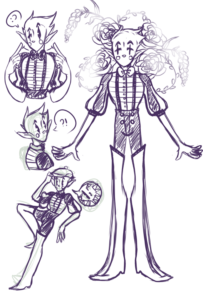 :: Mime Commission: Sketch :: by ABoxOfZombieWhalez on DeviantArt