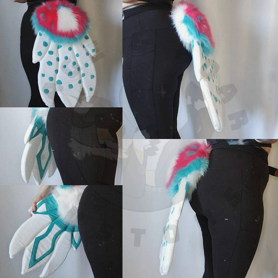 Bird Fullsuit Commission: The Tail by RageandRoarCustoms on DeviantArt