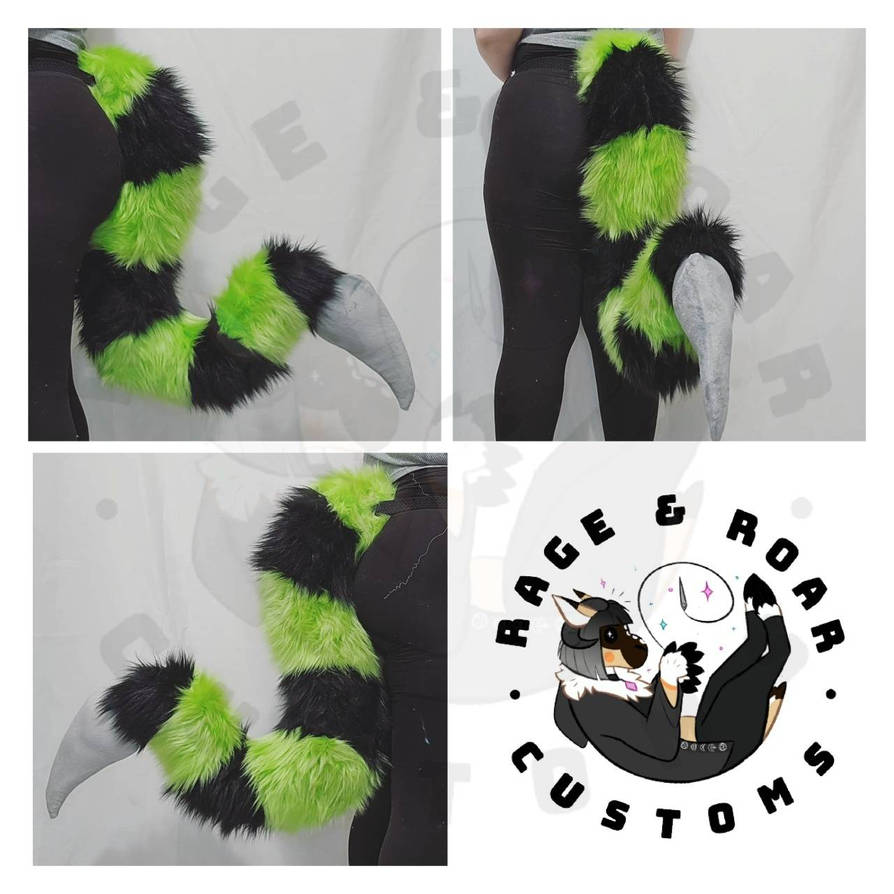 Xenocat Mini Partial Commission: The Tail by RageandRoarCustoms on ...