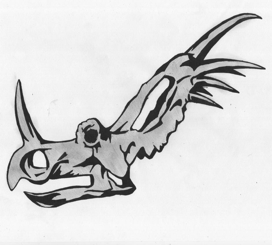 Dino Skull by Jishua on DeviantArt