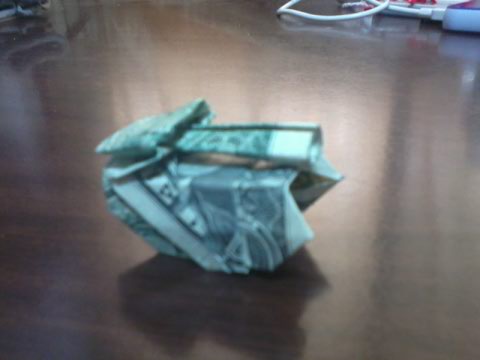 Dollar Origami: Tank