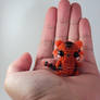 Tiny Amigurumi Tiger - Orange Version