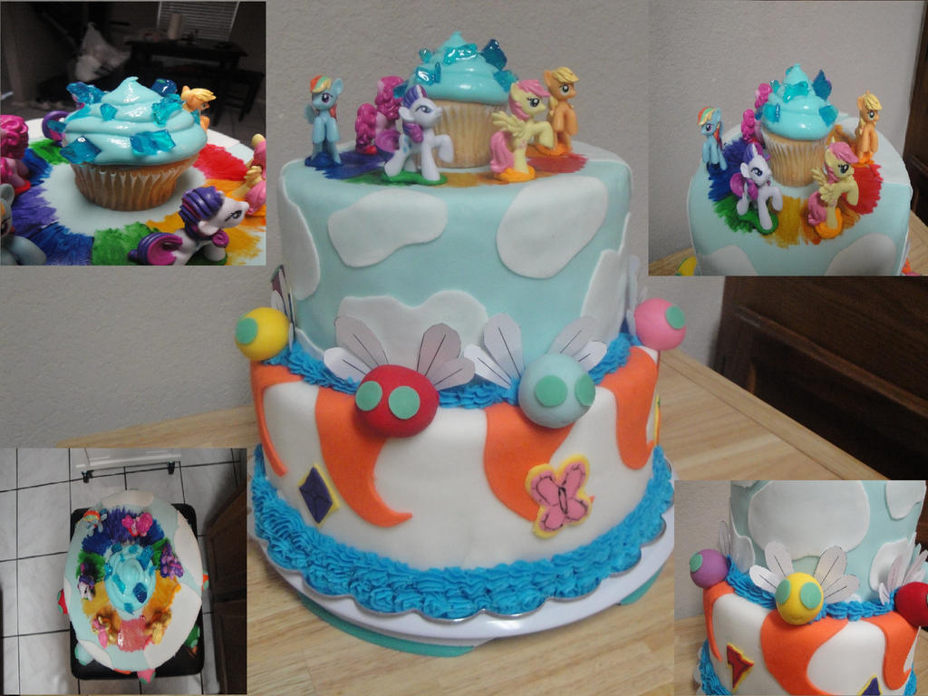 Mlp Cake Base MLP CAKE by iamkoold on DeviantArt