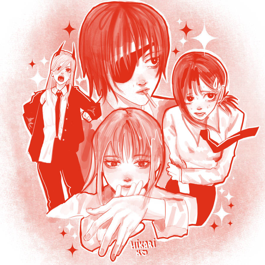 chainsaw man art by hikarikoo on DeviantArt