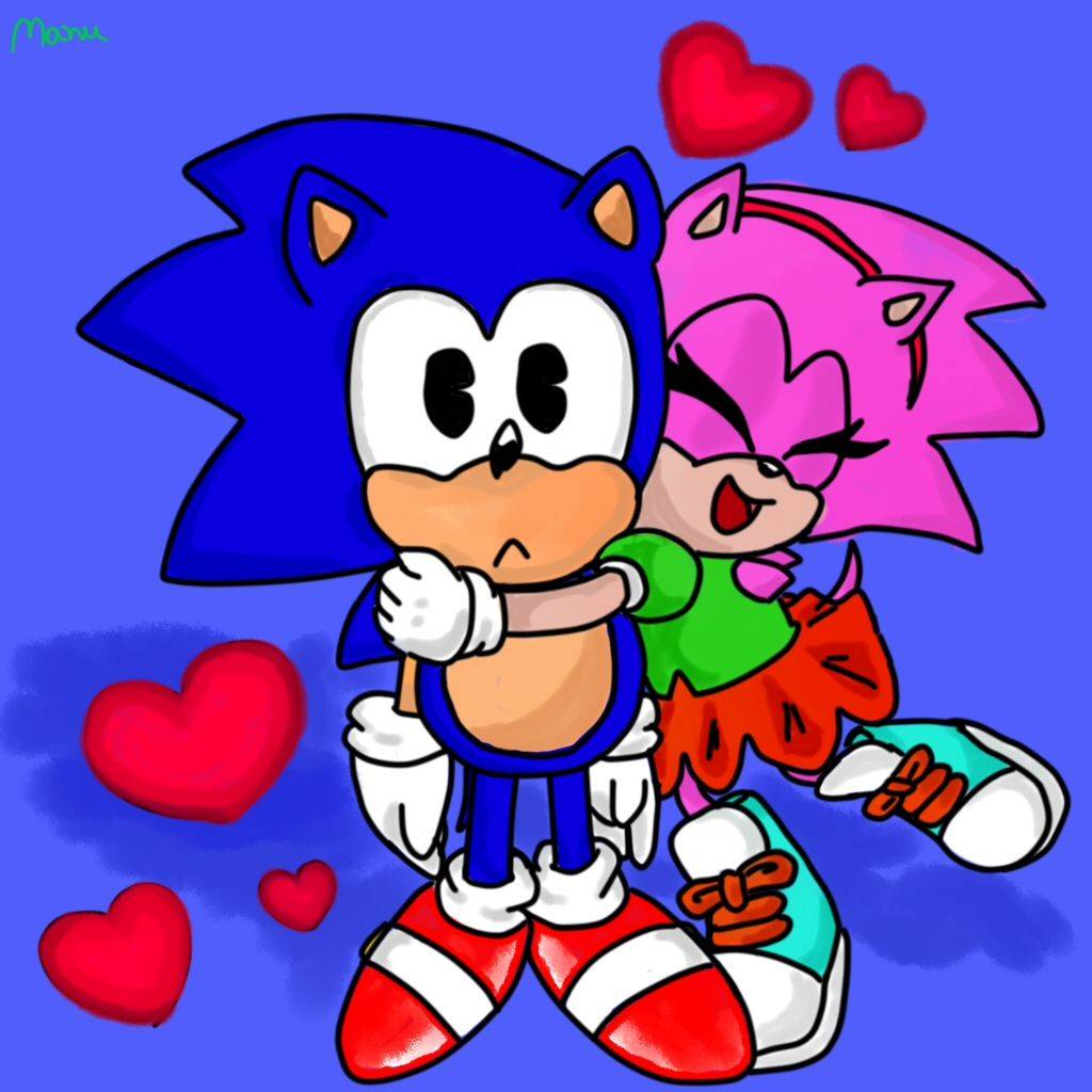 Classic Sonamy by Giihzinha on DeviantArt