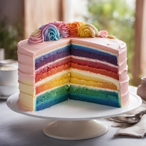  Rainbow Cake :)