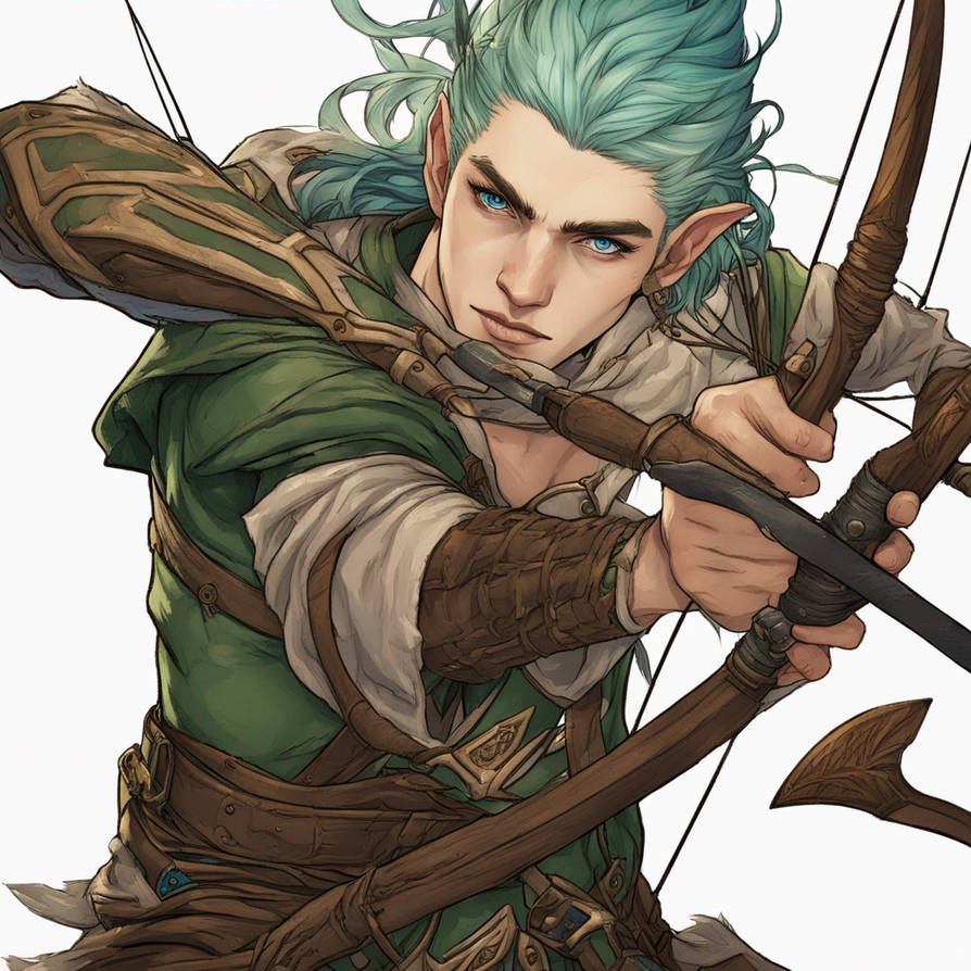 Fantasy Male Wood Elf Ranger Archer by HenryHigginsDamn on DeviantArt