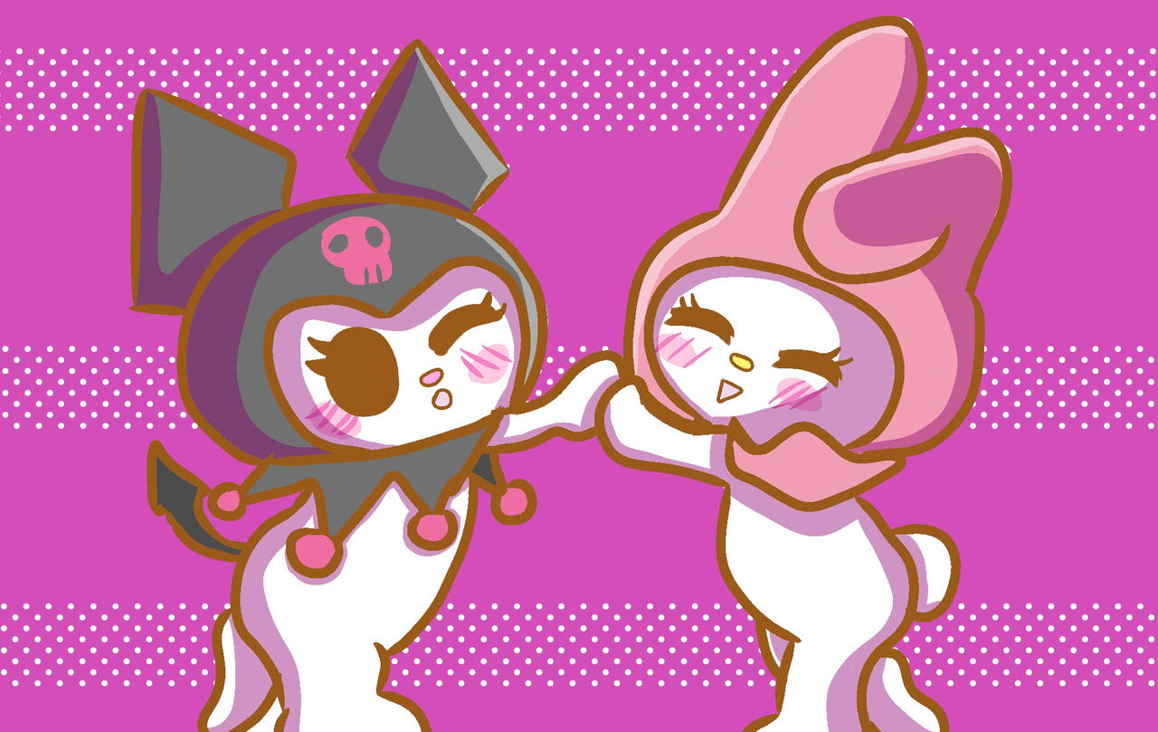 My Melody And Kuromi By Foxxhueee On DeviantArt my-melody-and-kuromi-by-foxxhueee-on-deviantart