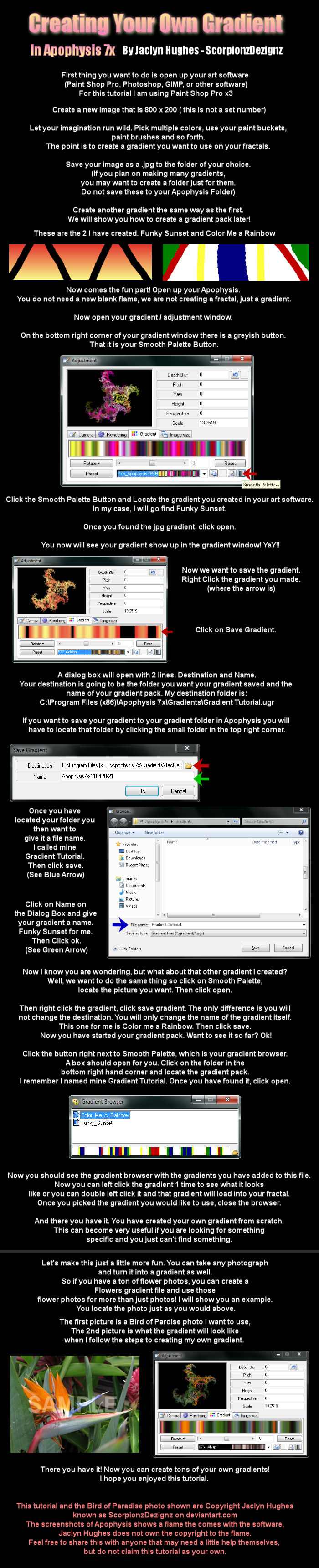 Create a Gradient in Apo 7x