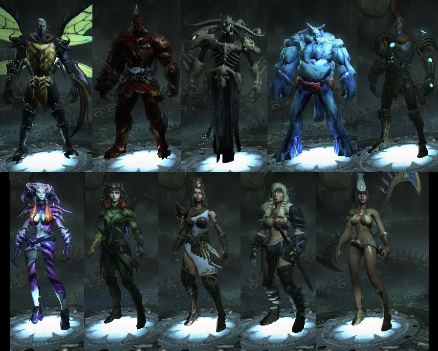 Smiter Character Smite Character Set 4 (total of 45 chars) UT3. by euchreplayer23 on ...