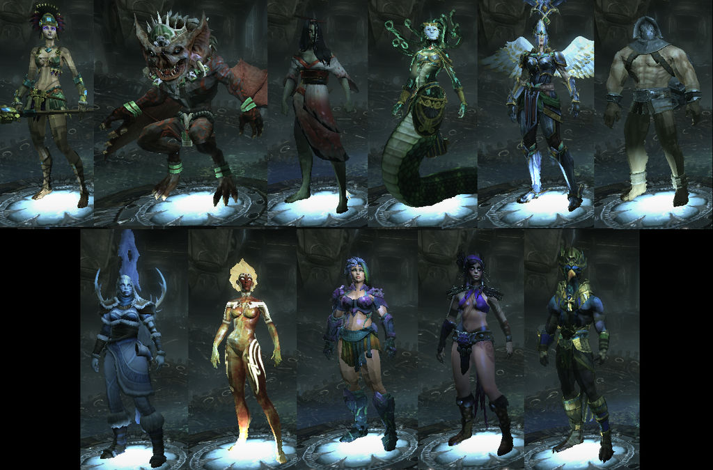 Smiter Character Smite Character Set 1 (total of 45 chars) UT3 by euchreplayer23 on ...