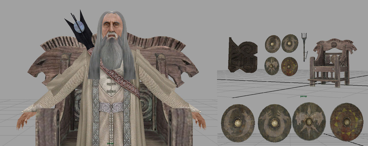 Saruman Rohan Lotr Conquest - Saruman on the Throne of Rohan by euchreplayer23 on ...