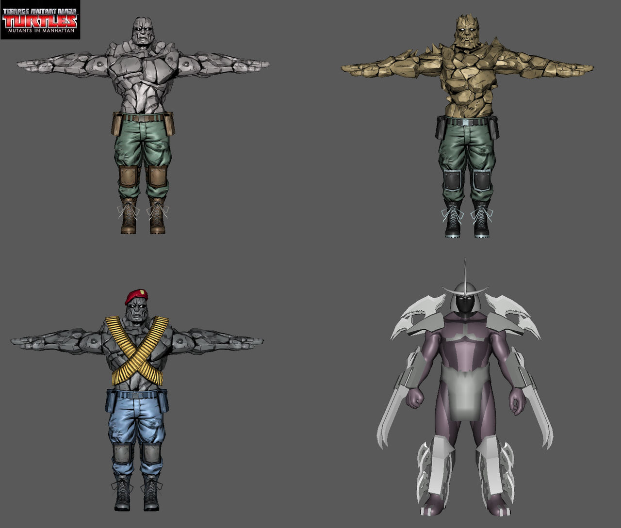 TMNT Mutants in Manhattan: Rock, Soldier, Shredder by euchreplayer23 on ...