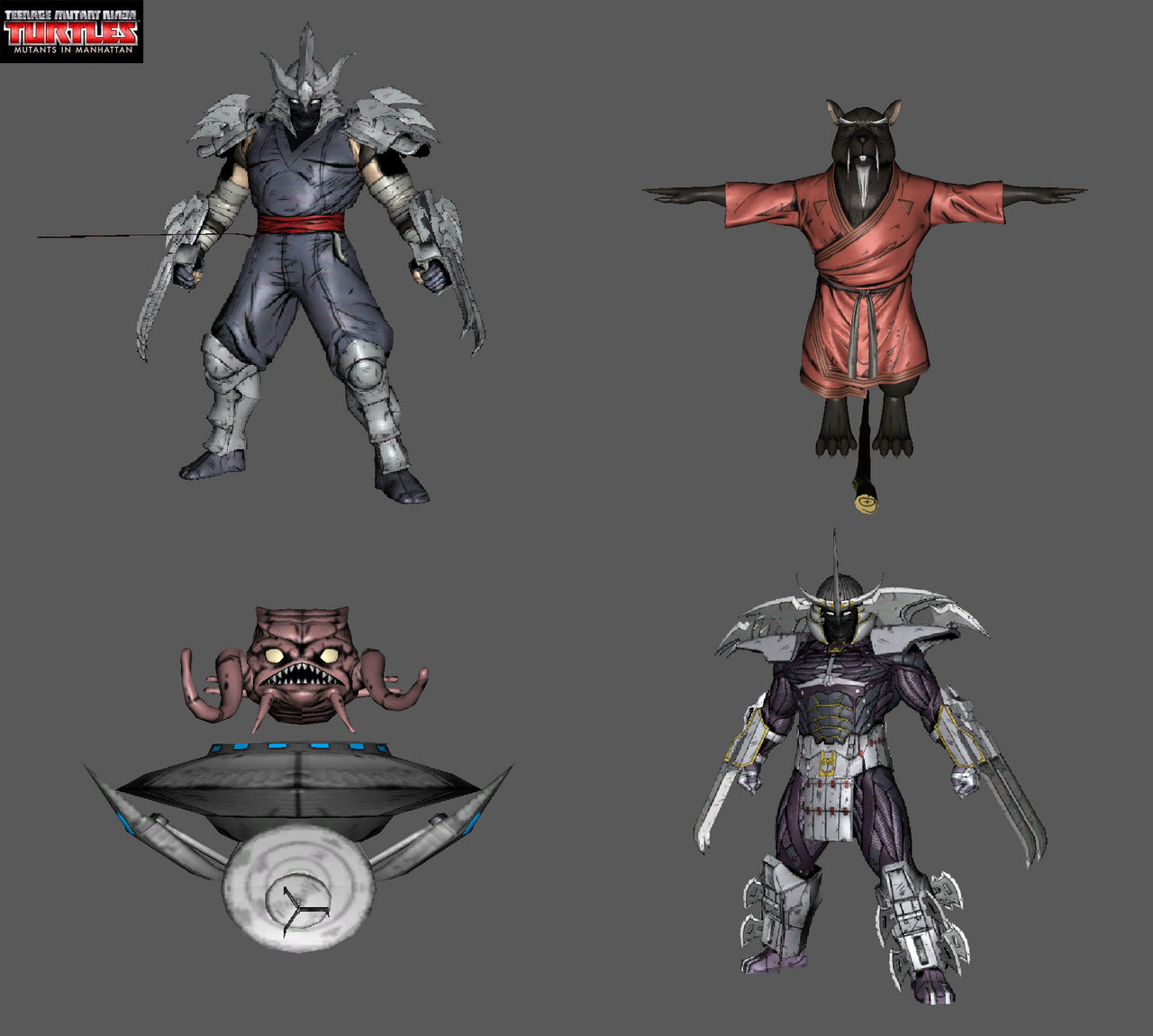 TMNT Mutants in Manhattan: Splinter, Shredder by euchreplayer23 on ...