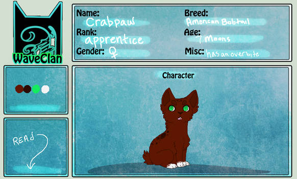 Raging Tides Application - Crabpaw/fur