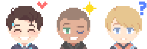 DBH 3 Main Android Emotes by Kev-ryz on DeviantArt