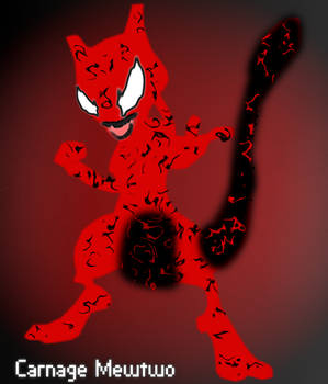 Carnage Mewtwo Art Piece