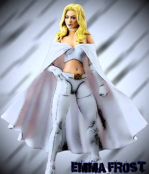 Emma Frost Action Figure Art Piece